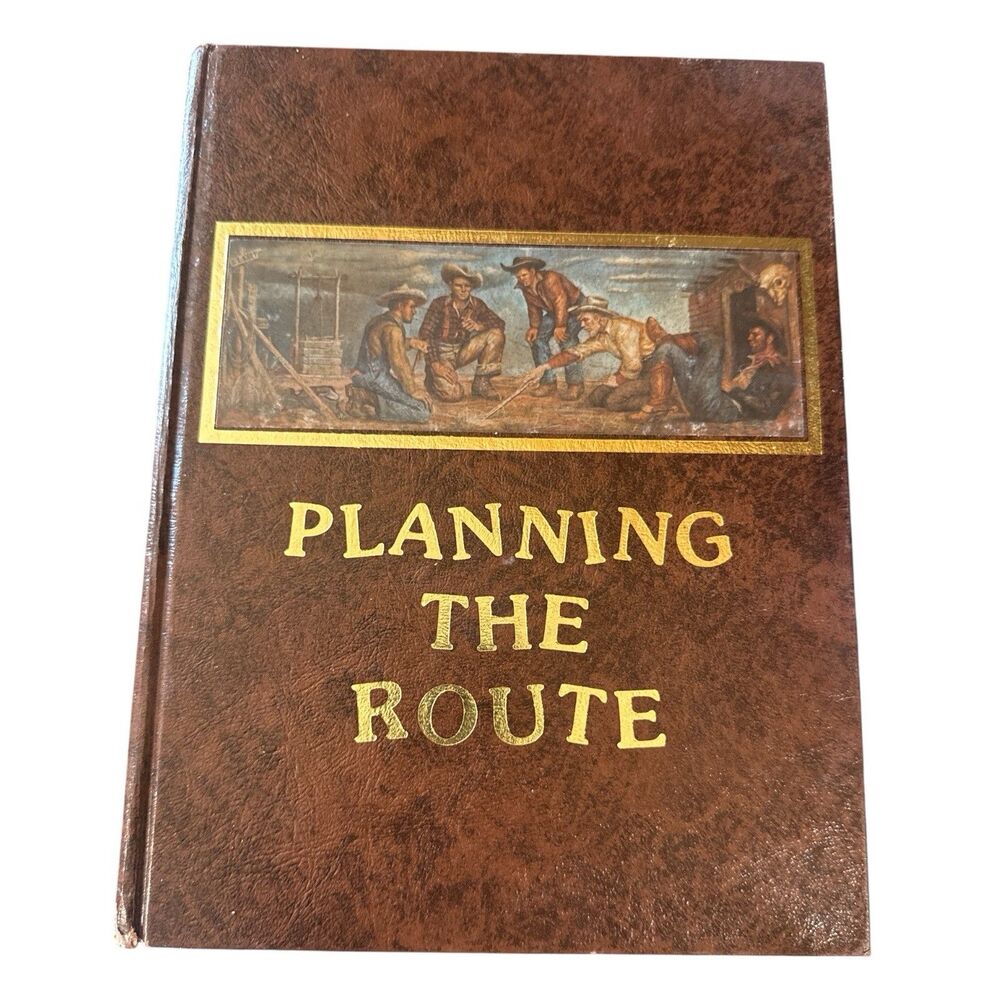 Planning The Route Vol 1 Harmon County Oklahoma History Genealogy HC 1980